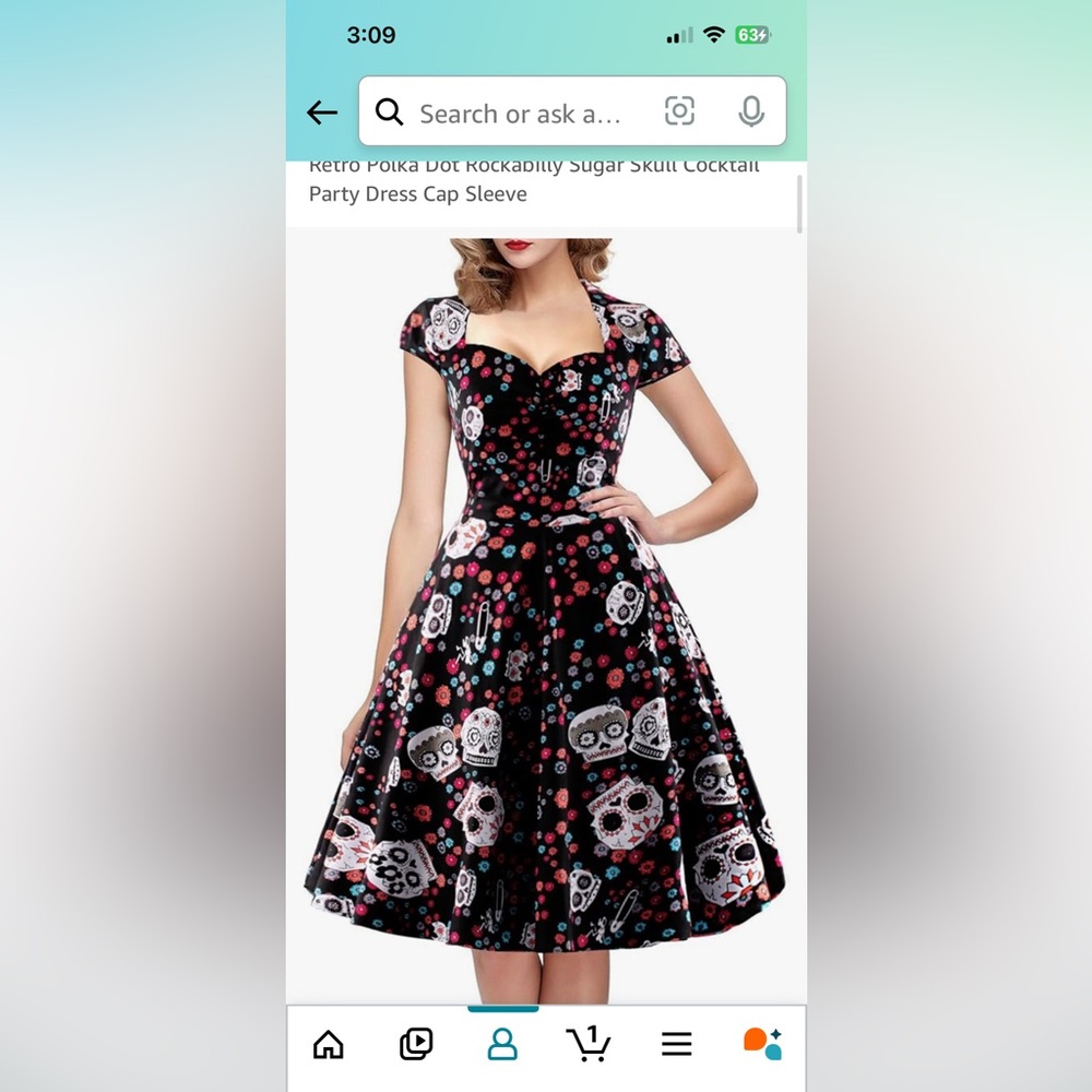 Oten sugar skull dress